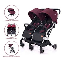 COCHE MELLICERO EBABY «BE PARTNER» RED